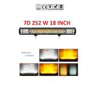 Led Bar 252 W ,2 Culori, 2 Faze, Girofar, 12/24 V