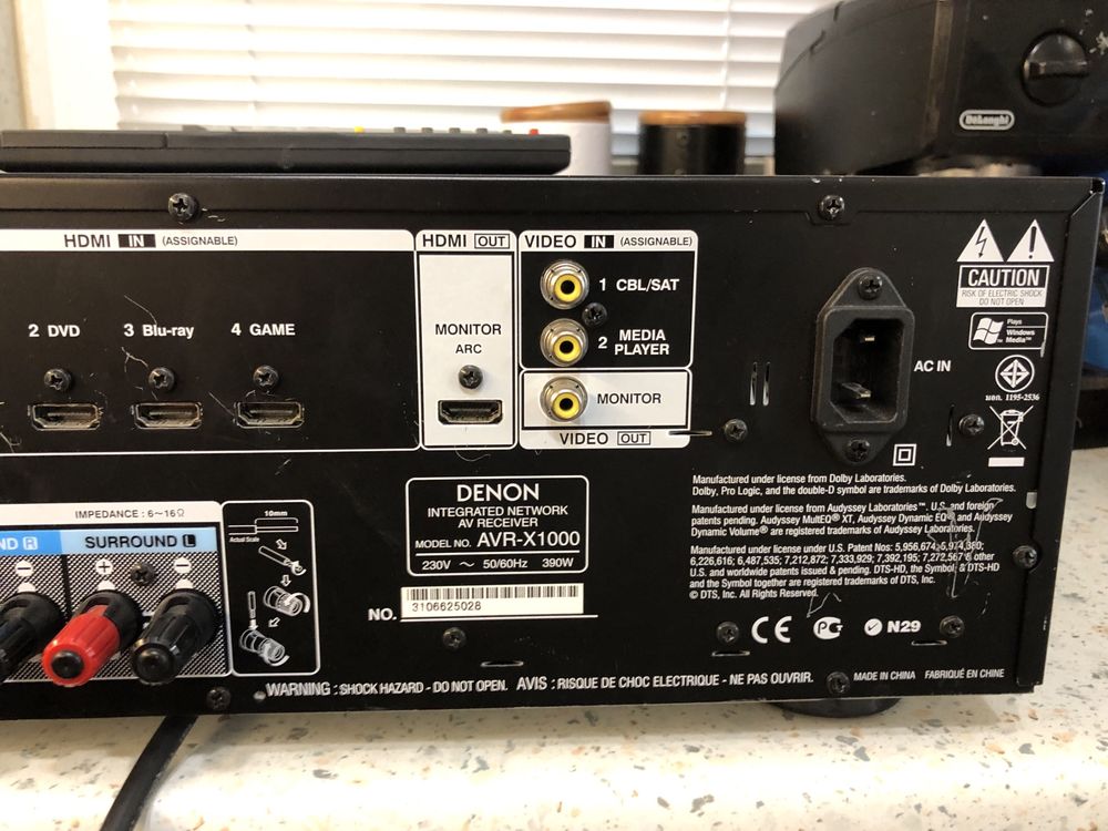 Denon AVR-X1000 resiver