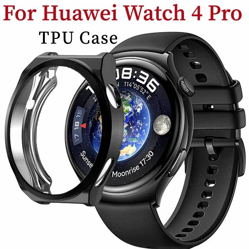 Huawei Watch 4 46 / 4 Pro 48 mm. / Мек TPU силиконов кейс с протектор