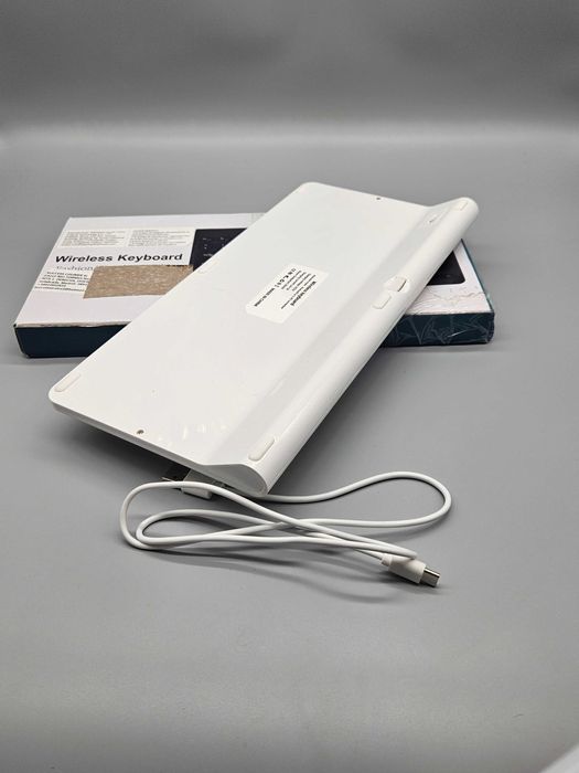 Безжична клавиатура Bluetooth + 2.4G, презареждаема, компактна
