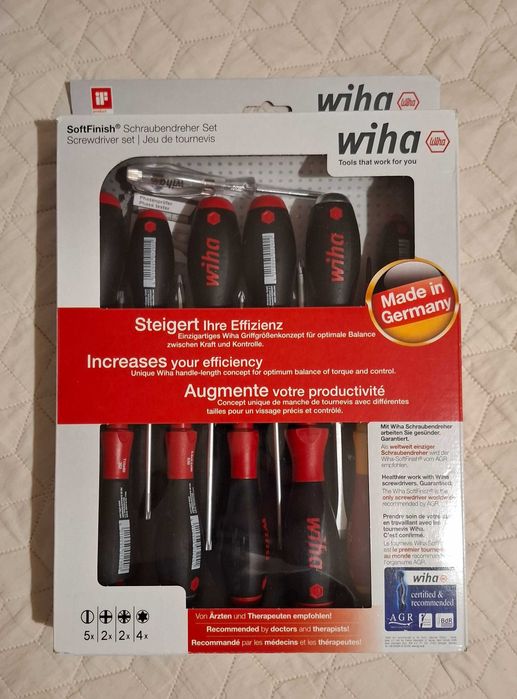 Wiha-комплекти професионални ударни и електрически отвертки 13 бр.