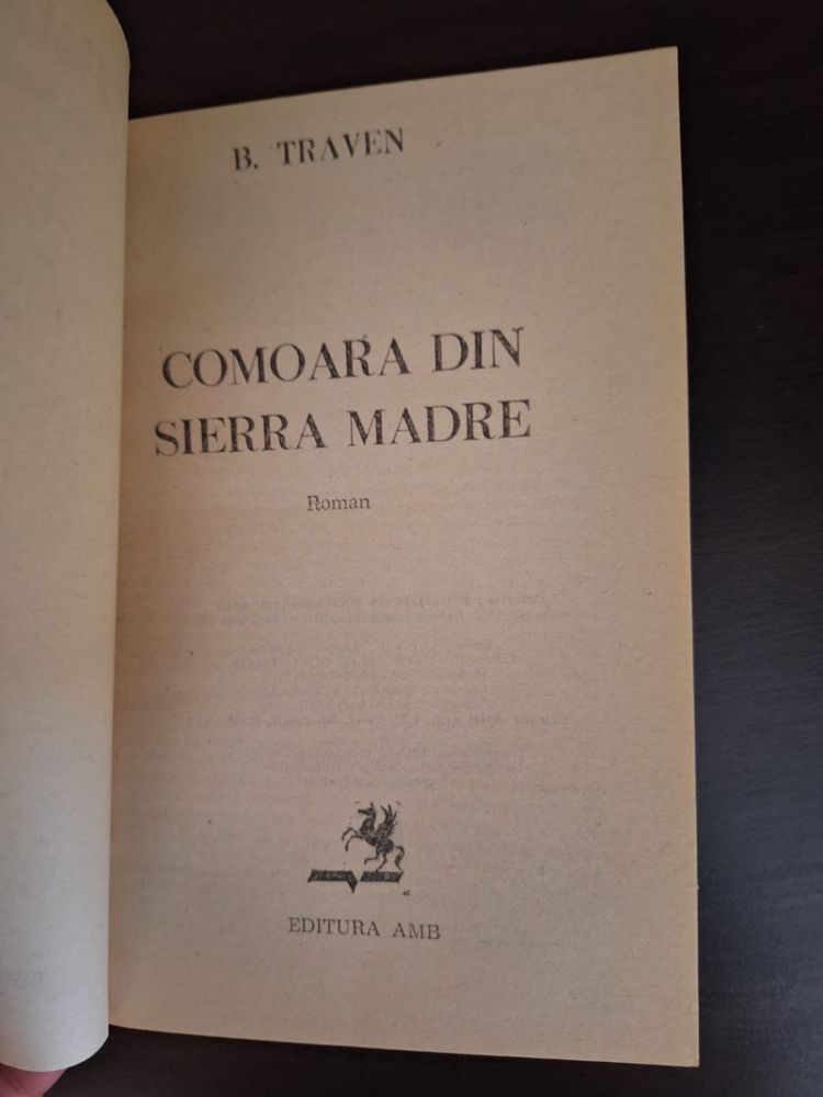 Vand carte Comoara din Servia Madre de B. Traven