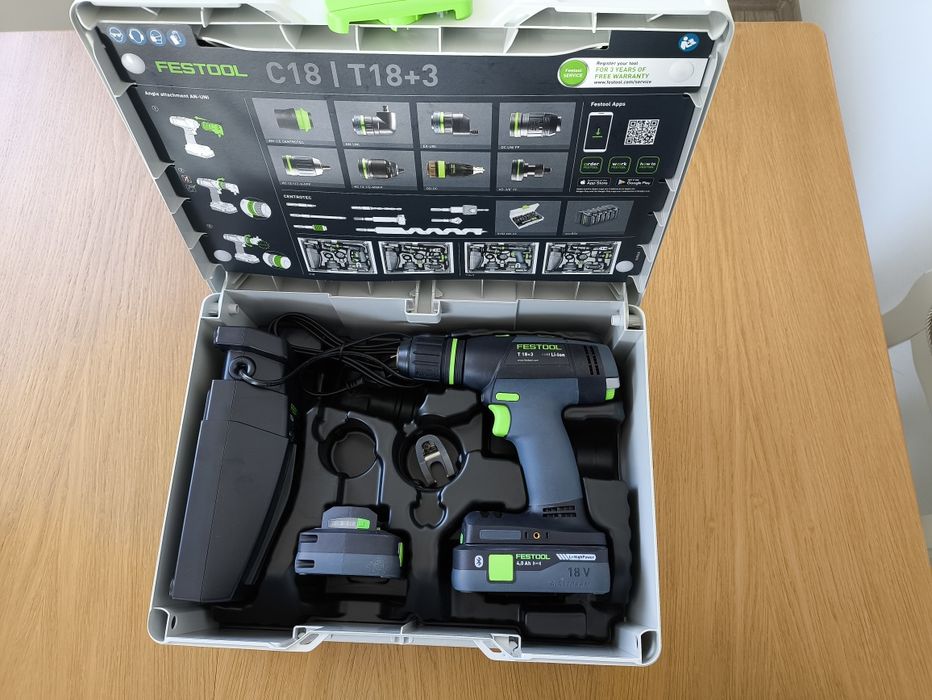 Винтоверт Festool T18+3