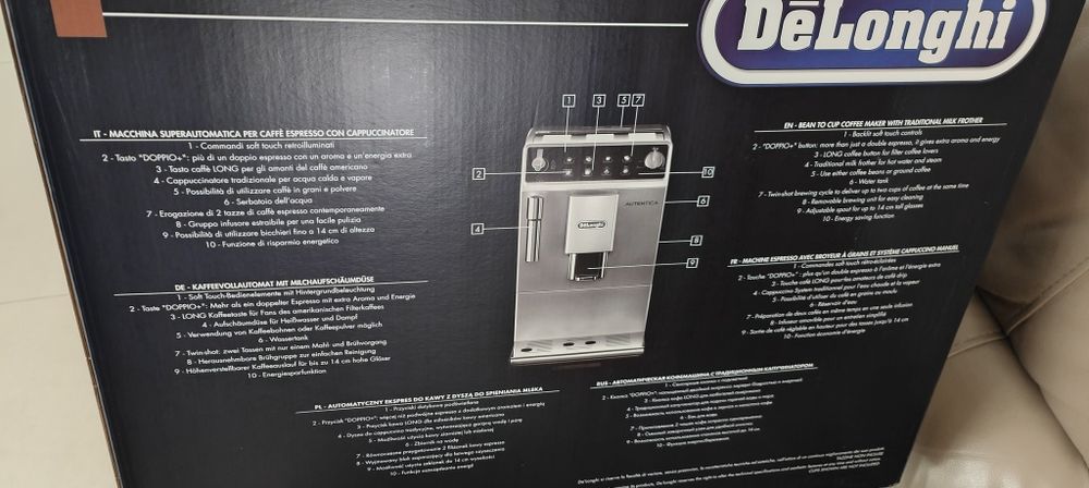 Aparat cafea boabe Delonghi Autentica