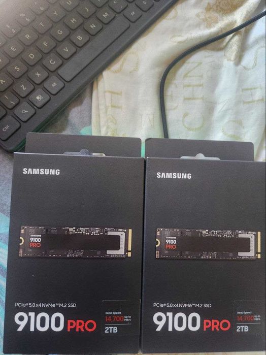 Новый запечатанный M2 NVME SSD Samsung 9100 PRO 2TB PCIE 5.0