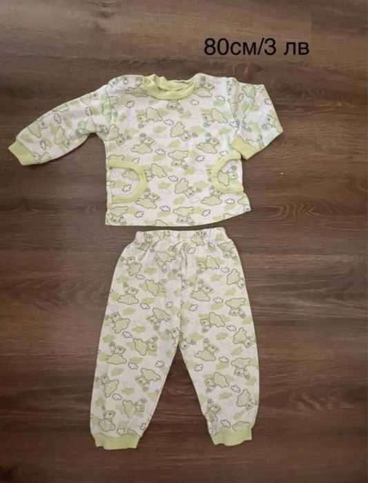 Употребявани Бодита,пижами, комплекти за момче 74,80,86см