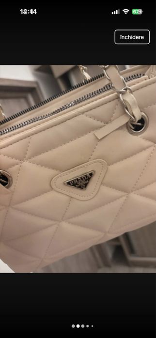 Geanta prada  crem
