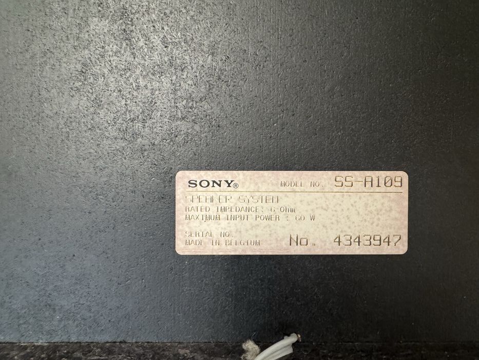 Стерео уредба Sony с тонколони