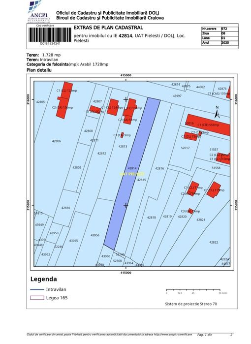 Vând teren intravilan