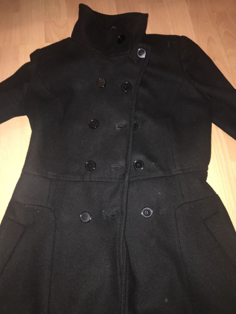 Palton Zara cu dublura de nasturi Xs