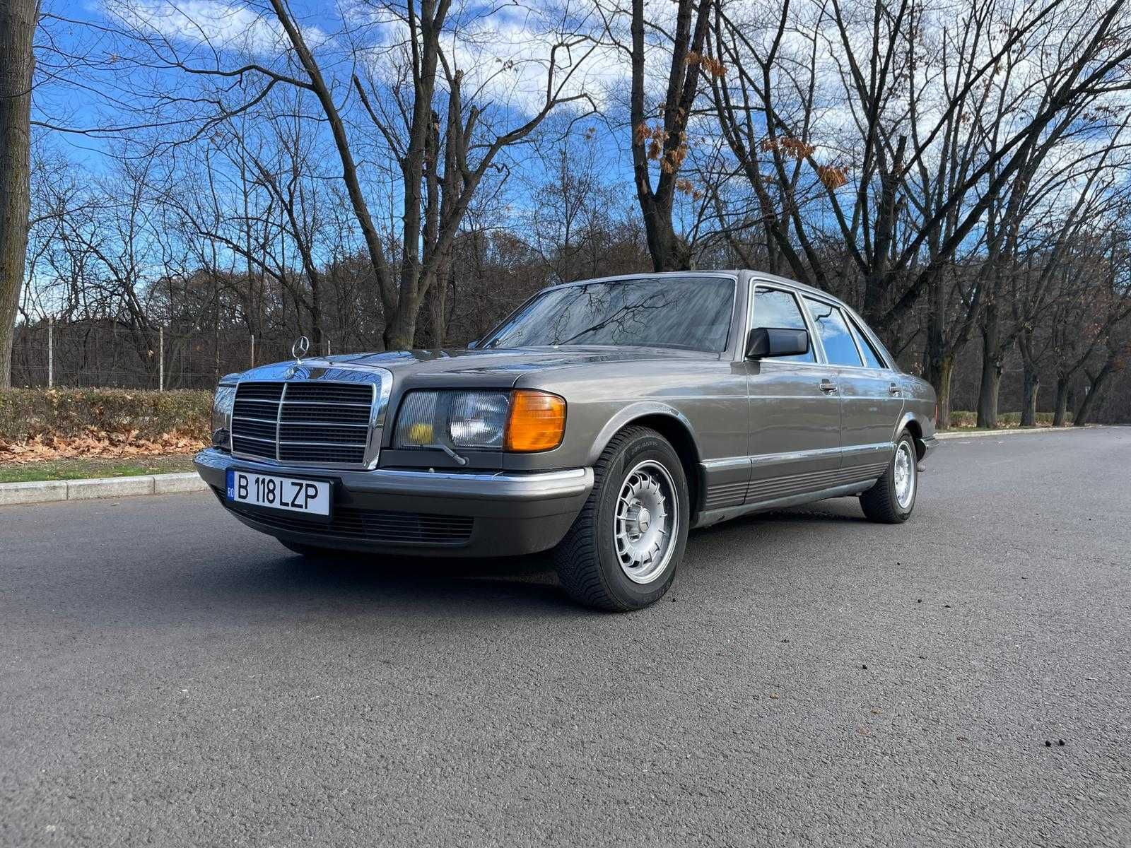 Mercedes W126 500 SEL 1983 suspensie hydropneumatica