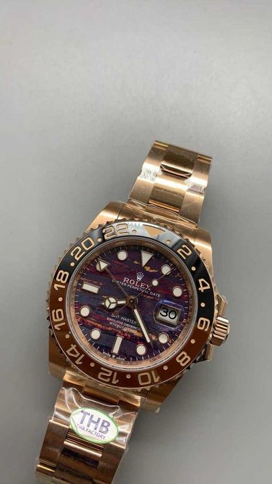 rolex gmt-master розово злато / метеор