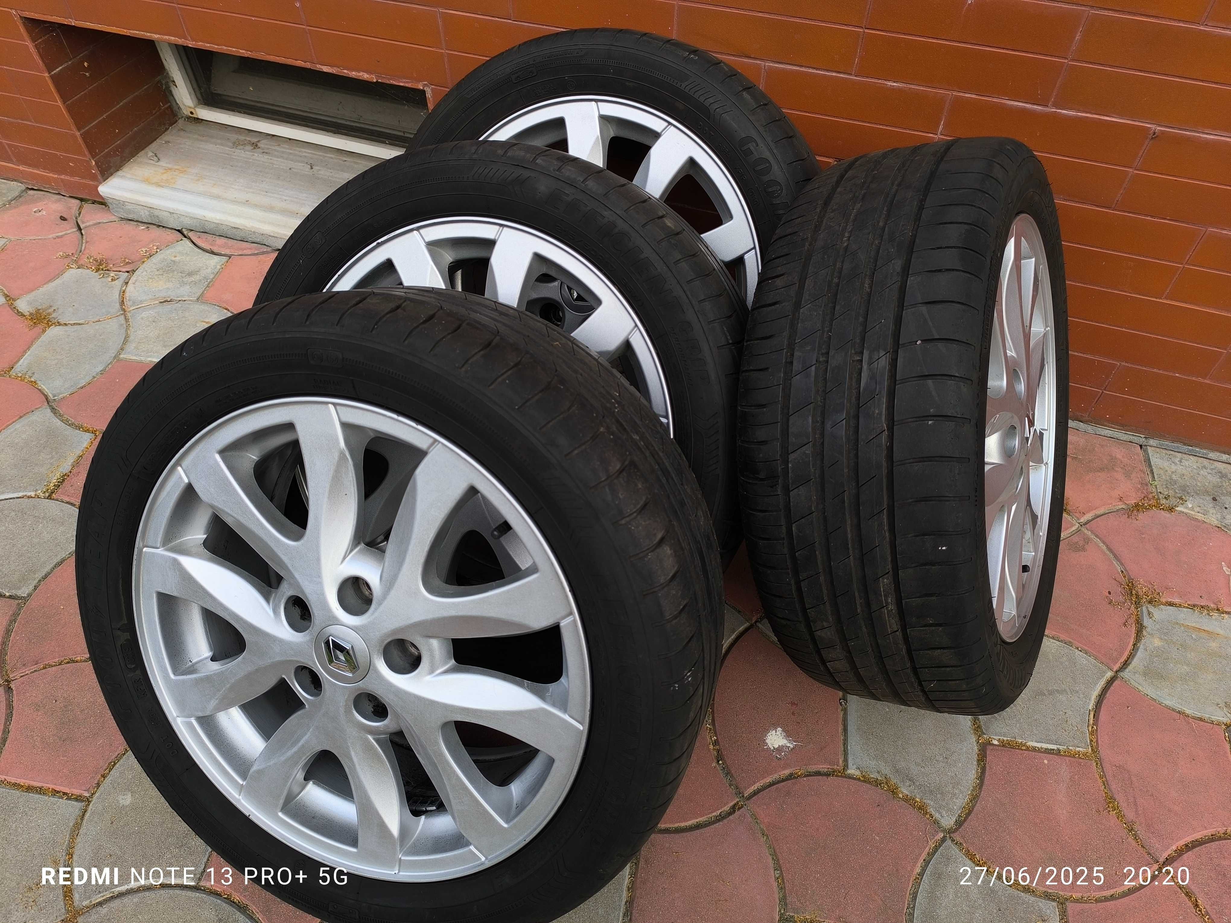 Roti aliaj Renault 5x114 Laguna 3,Scenic,Megane3-215/50/R17- Goodyear