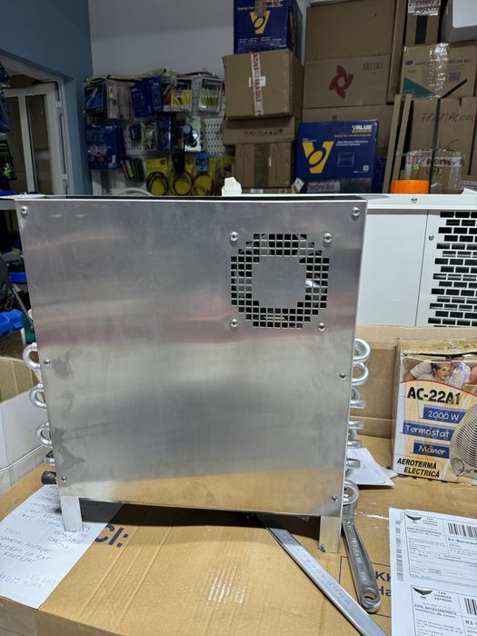 Vaporozator dublu flux suflanta vitrina rece frig masa inox nou