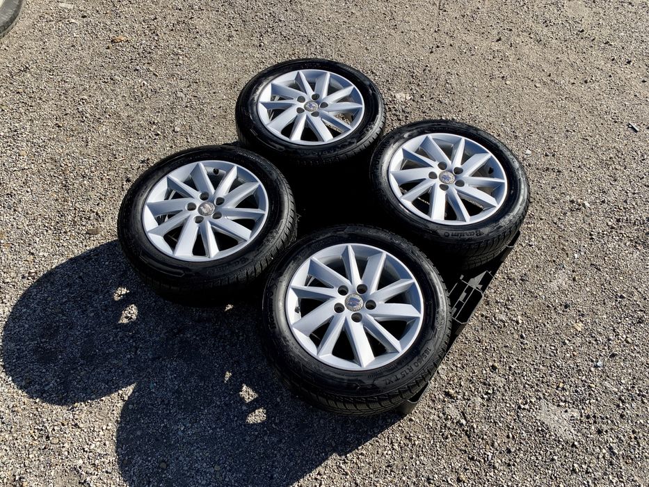 Алуминиеви джанти 15" 5x100+ЗИМНИ ГУМИ-Seat Ibiza,Skoda Fabia,Vw Polo