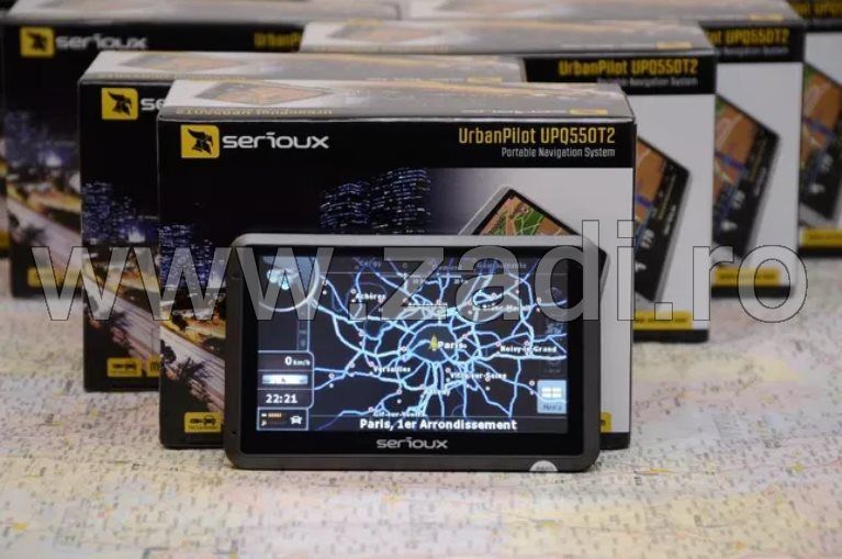 Gps auto sau camion, serioux 4.3" - garantie 3 ani-cu soft si harti
