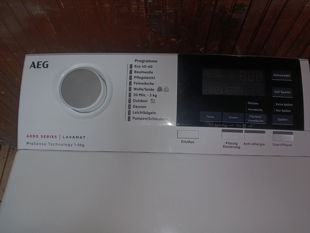 Пералня с горно зареждане Аег Aeg Series 6000 А+++ 6кг 2 год.Гаранция!