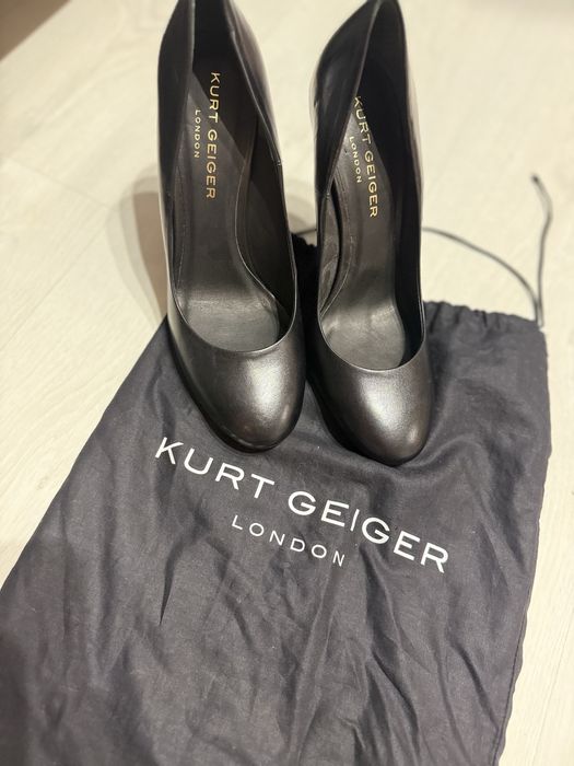 Kurt Geiger London – естествена кожа, Made in Italy, нови, размер 39