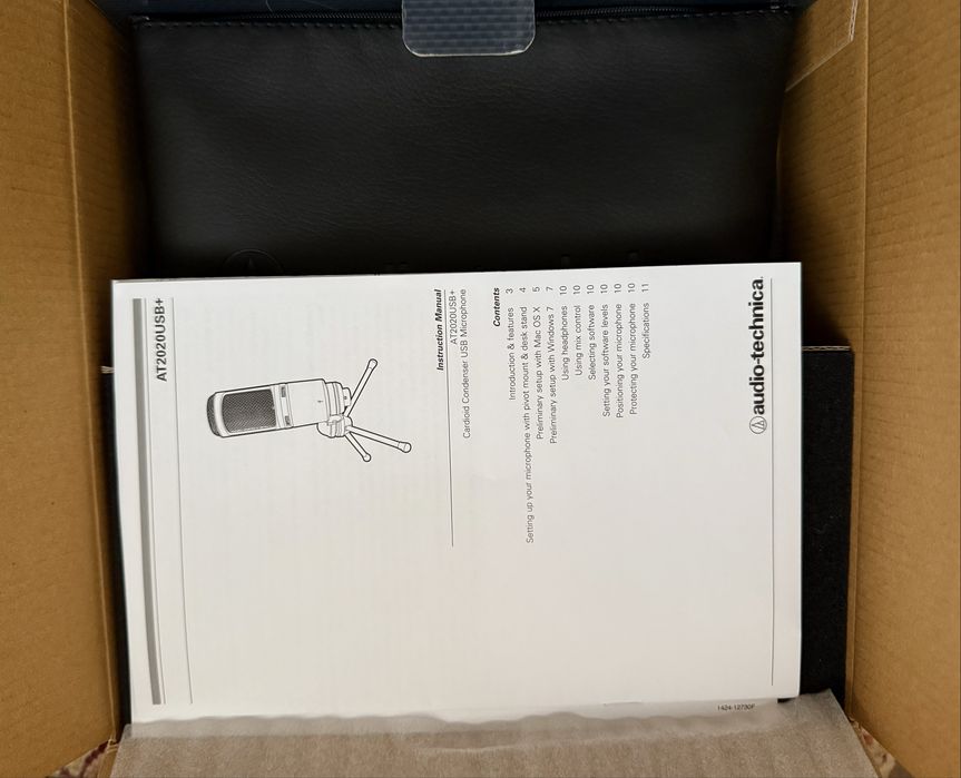 Микрофон audio technica AT2020usb+