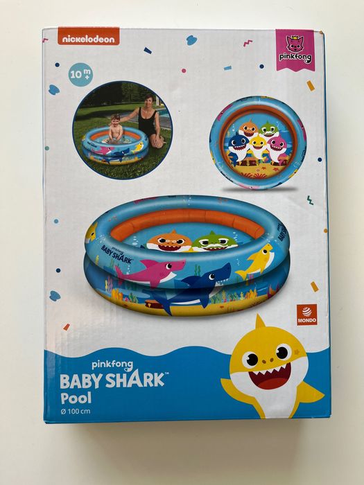 Детски надуваем басейн Baby Shark