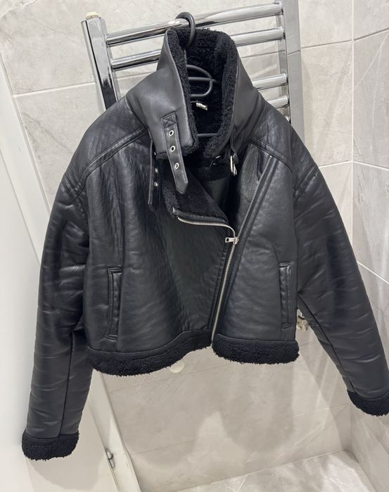 Яке HM изкуствена кожа и мекс подплата