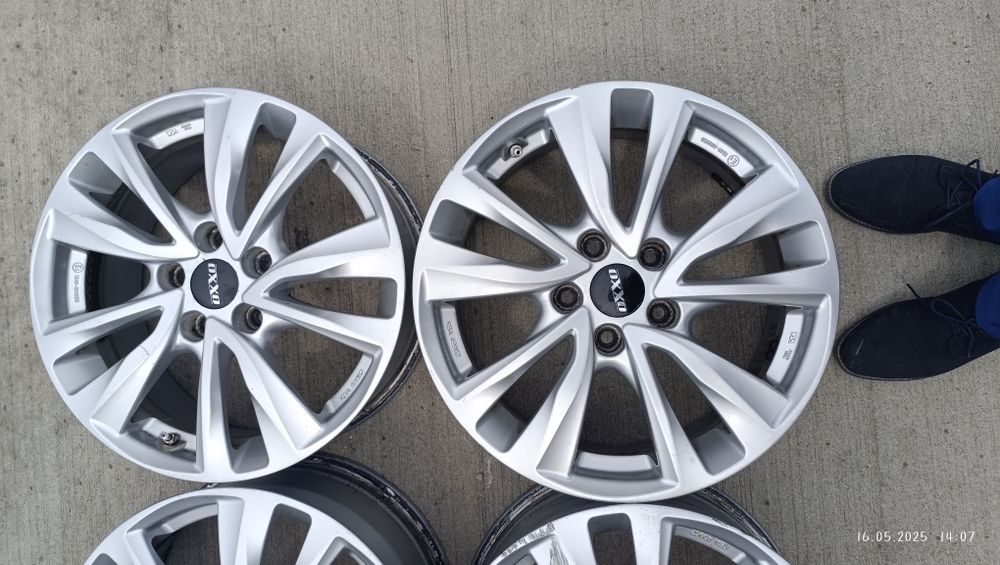 Jante aliaj OXXO 17” cu senzori presiune TPMS – 4 bucăți,