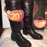HARLEY DAVIDSON № 35/36 – Дамски ботуши от ест. кожа "KNEE BOOTS" нови