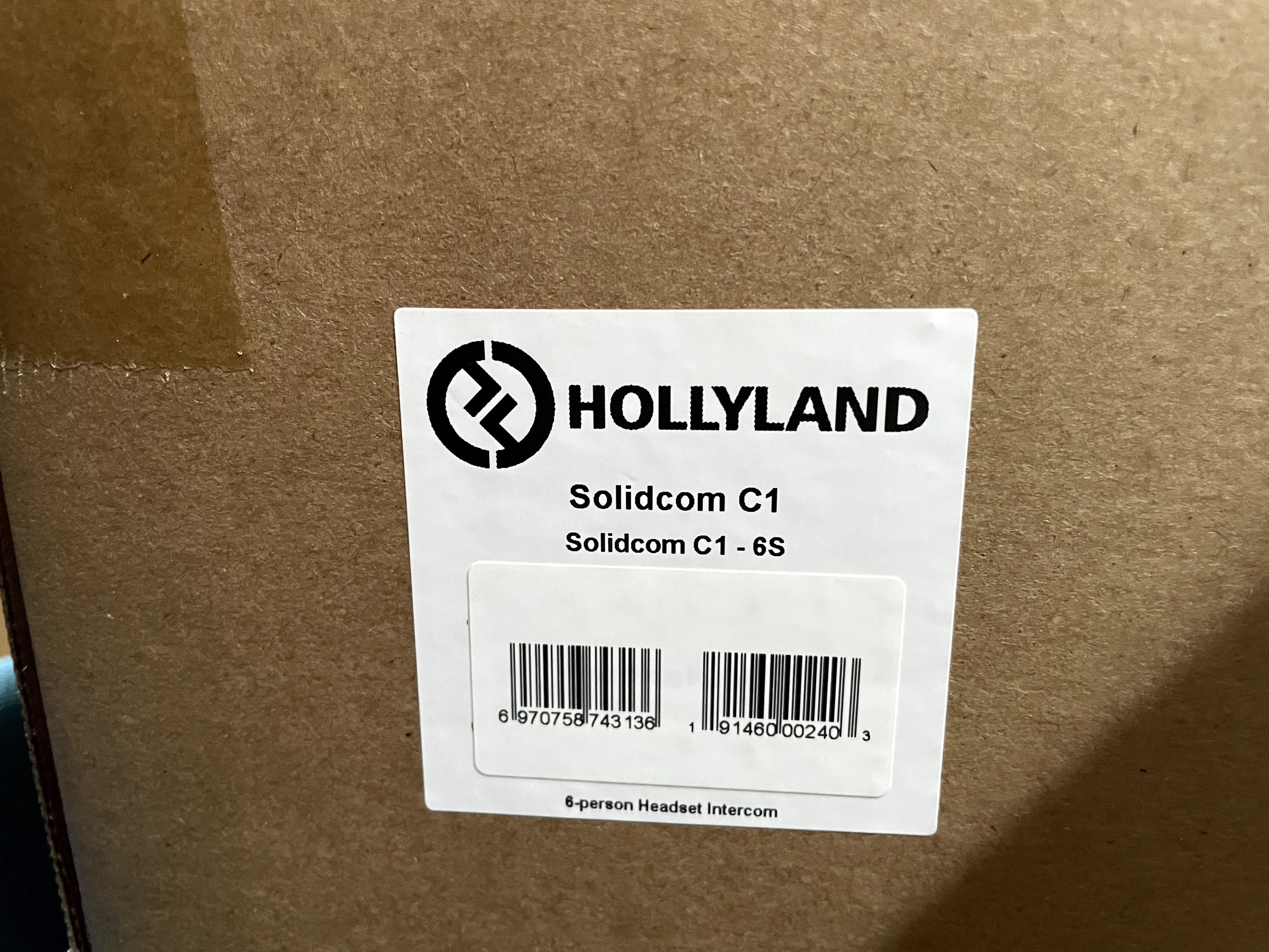 Hollyland Solidcom C1-6S Full Duplex Wireless Intercom System , hard