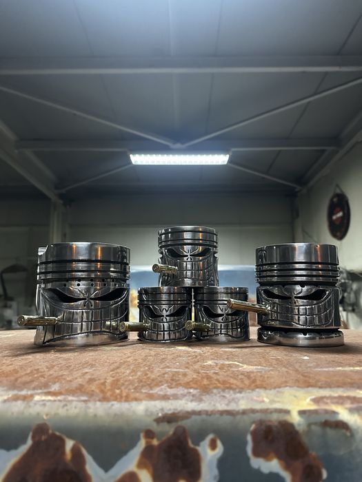 Ръчноизработени пепелници от автомобилни/тирови  бутала