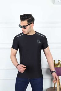 Спортивная футболка мужская черные (2757)