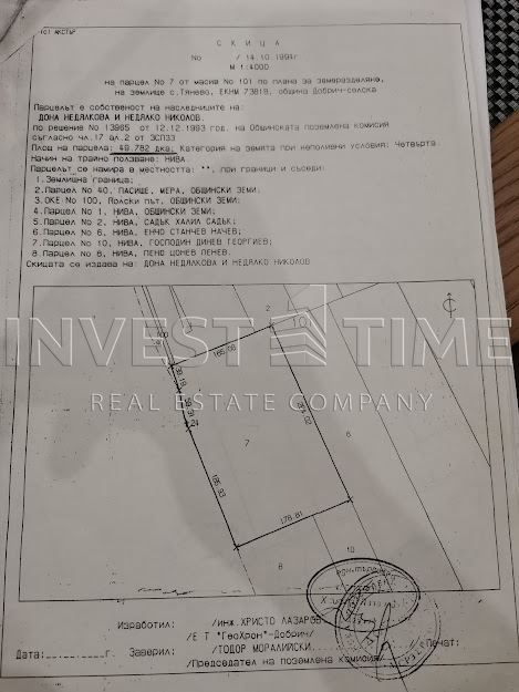 Продава се Парцел в с. Черна, Област Добрич - 45 кв.м за 2397 €/кв.м - Снимка #4