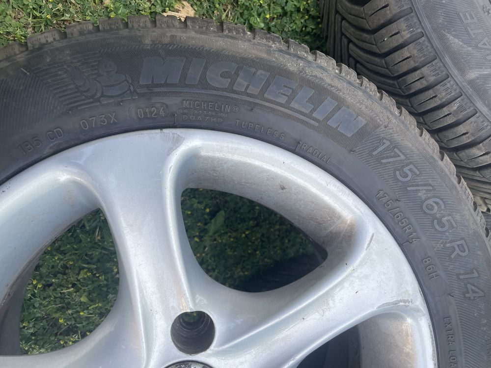 4x100 14" Всесезонни гуми с джанти Мишелин Michelin Crossmate