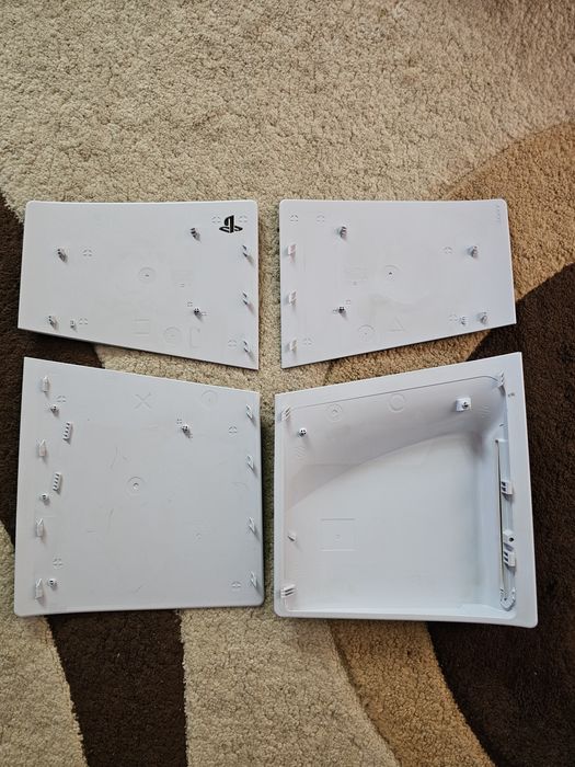 Panouri playstation 5 slim - ps5 slim originale albe + skin