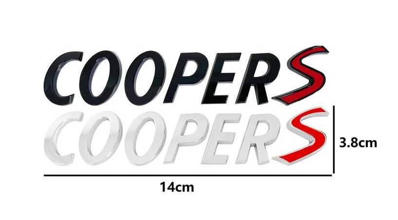Emblema Mini Cooper S - Emblema Capota - Aripa -Portbagaj