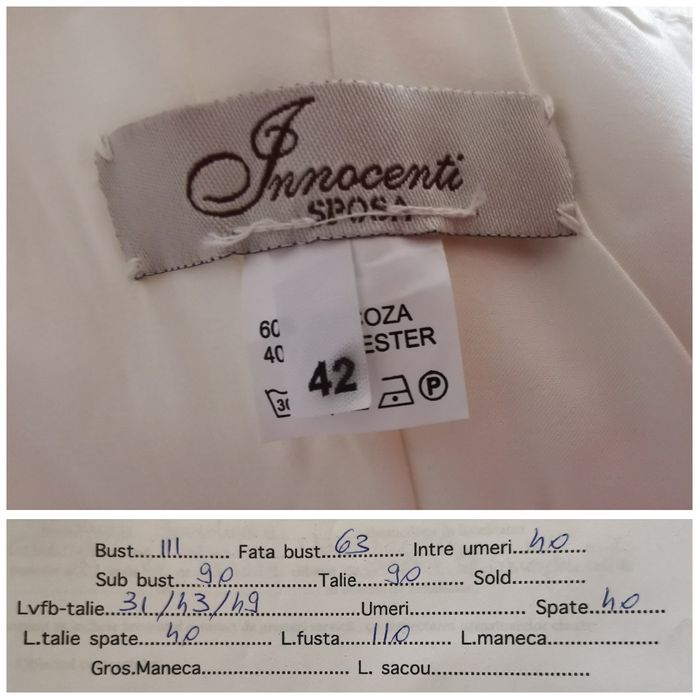 De vânzare rochie de mireasa Innocenti Sposa
