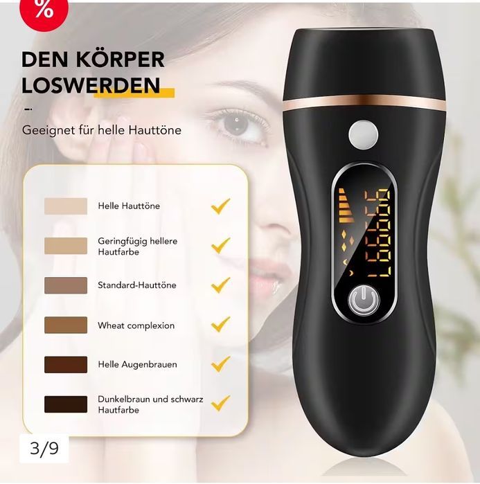 Dispozitiv de îndepărtare epilator a părului IPL