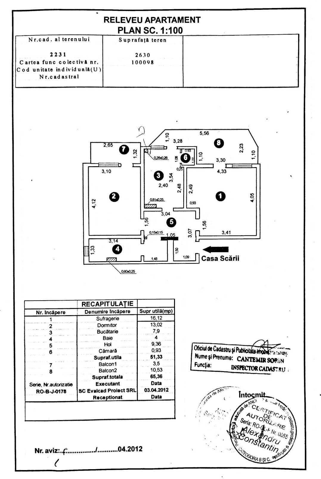 apartament 2 cam Masnita