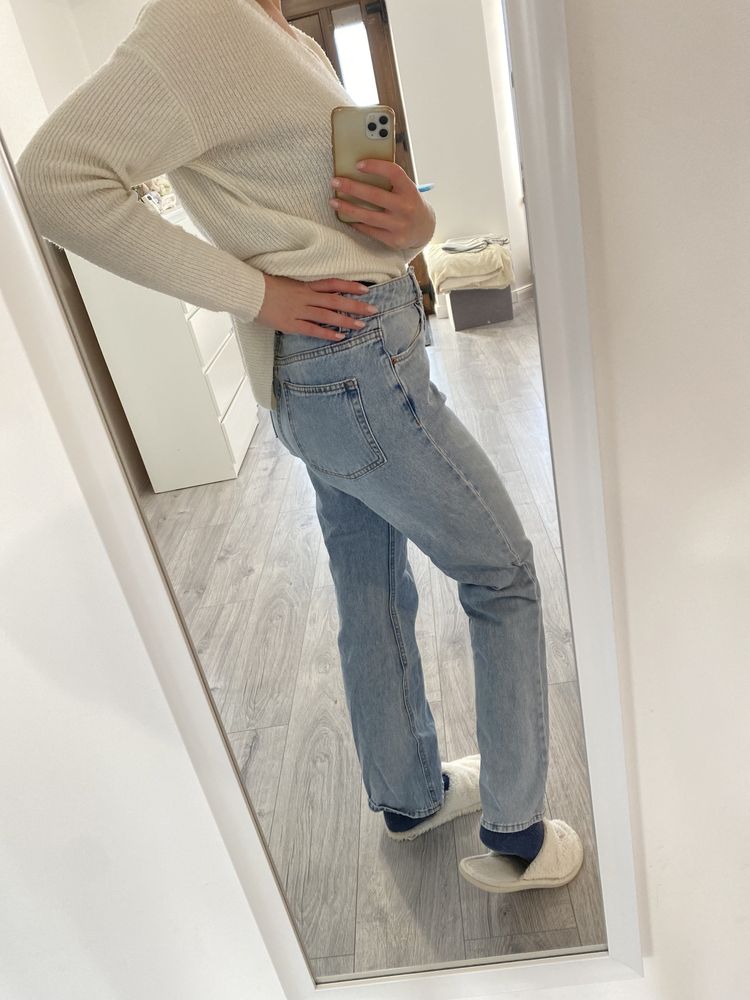 Blugi H&M largi S-M