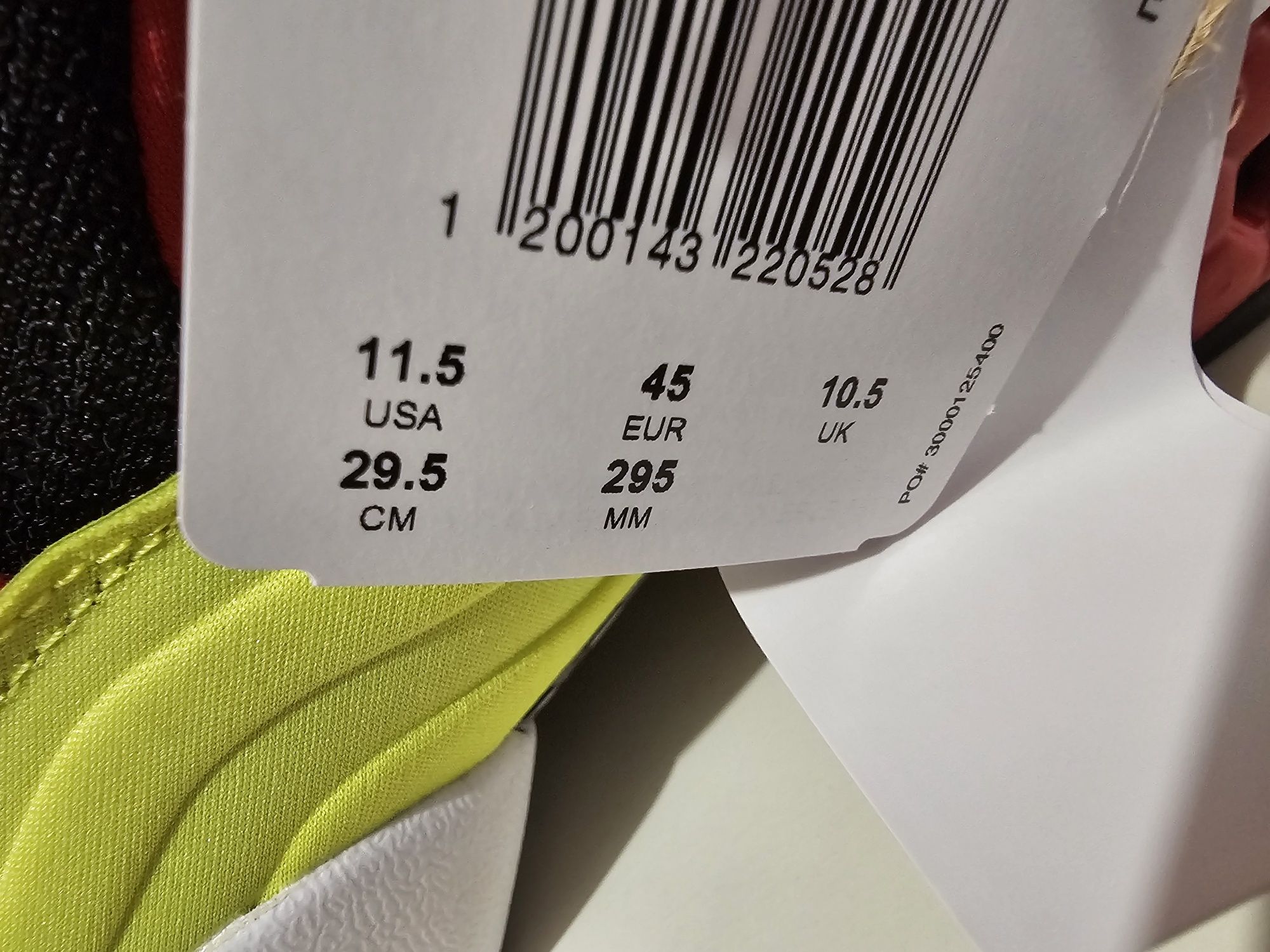 REebok instapump Fury Citron стелка 25.5, 29.5 и 30 сантиметра