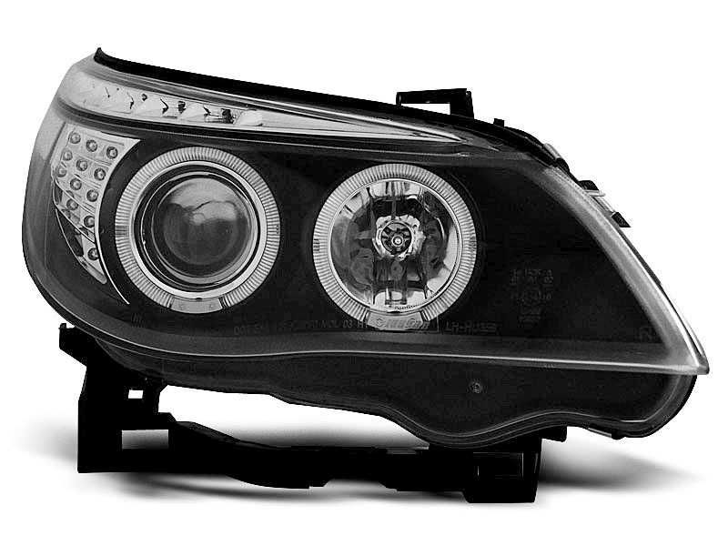 Фарове БМВ Е60 Е61 Лед Нови Тунинг Опушени BMW E60 LED E61 Тунинг