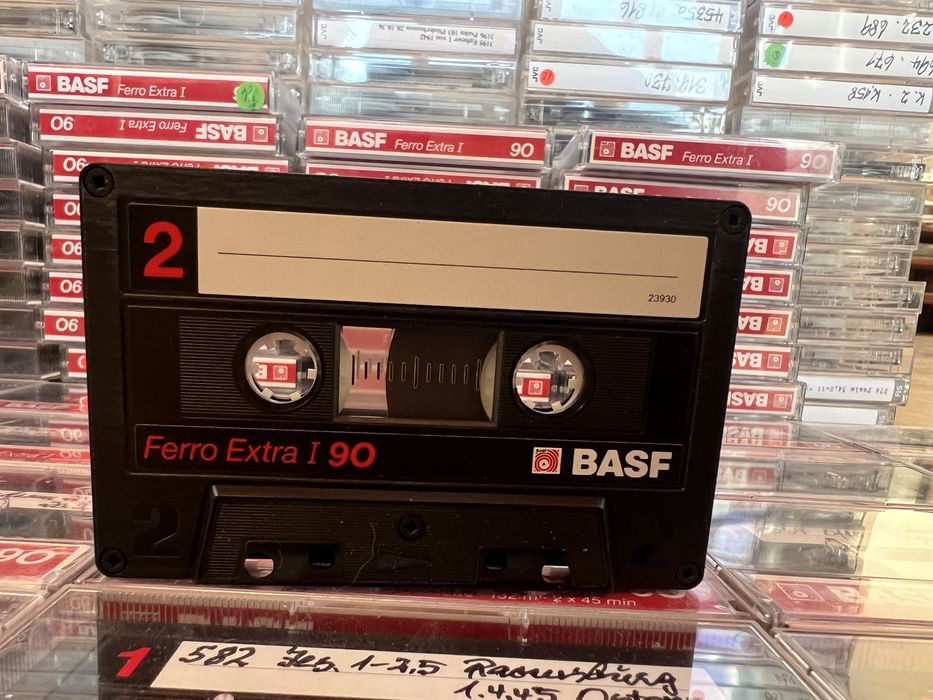 Casete JVC FI-S, JVC FI-S0 si BASF Ferro Extra I 90