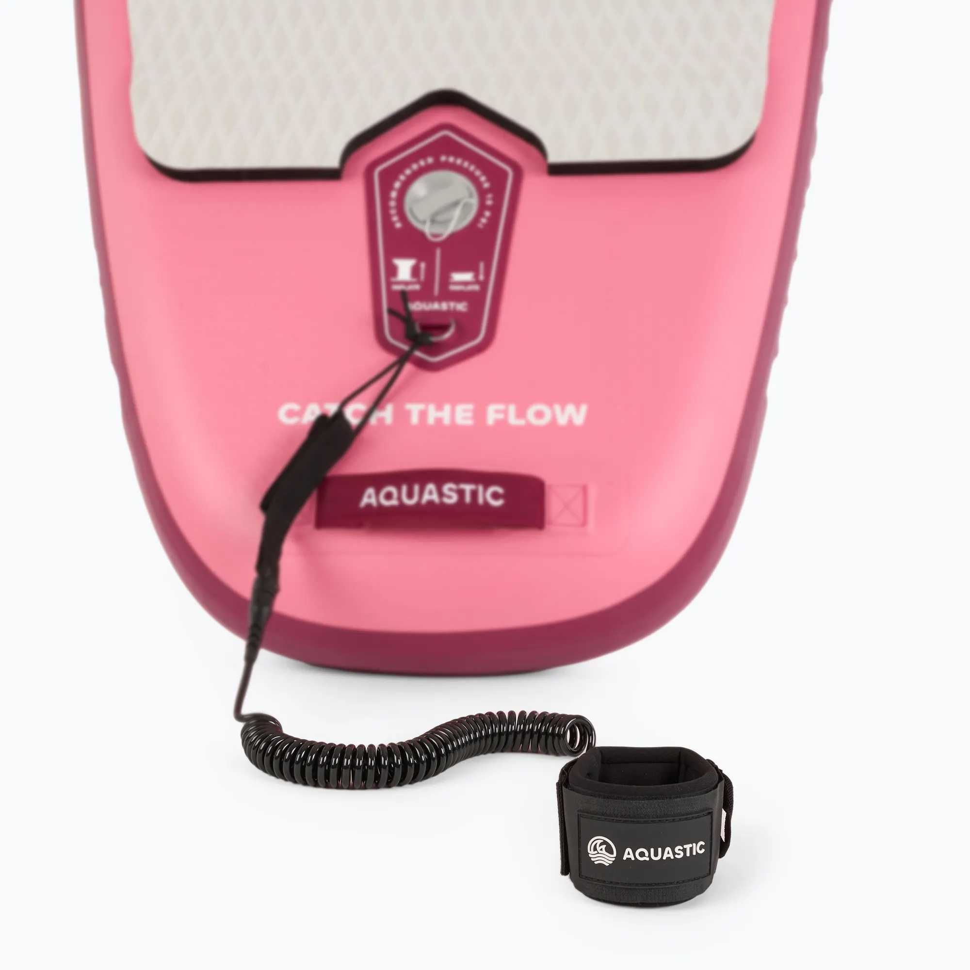 Падъл борд Розов AQUASTIC SUP дъска Perth Pro 11'2'' allround PINK