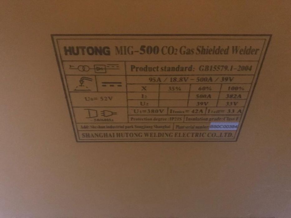 Vând mașina/aparat NOUA sudura industrială/profesională 500 MIG/MAG