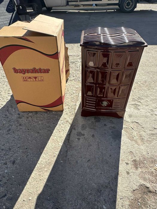 Печкa чудо на дърва и въглища пълен комплект