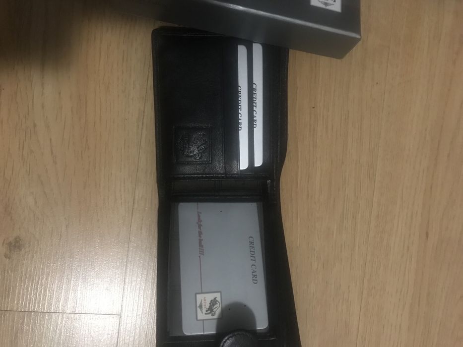 НОВ Мъжки портфейл Атр черен