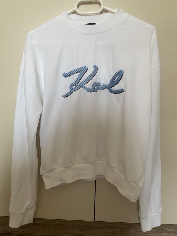 Дамска бяла блуза Karl Lagerfeld XS