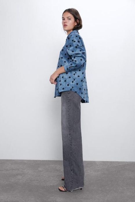 ZARA риза кадифе