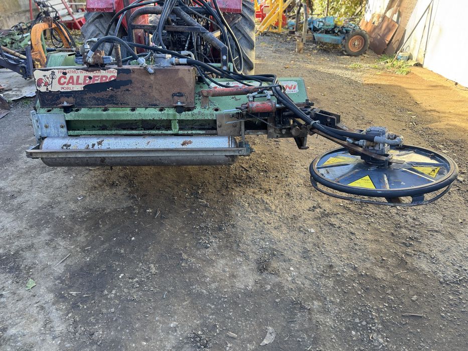 Tocatoare resturi vegetale cu disc palpator