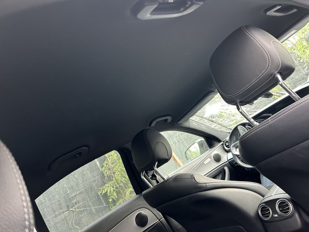 Plafon interior negru complet stâlpi, manere,parasolare Mercedes W213