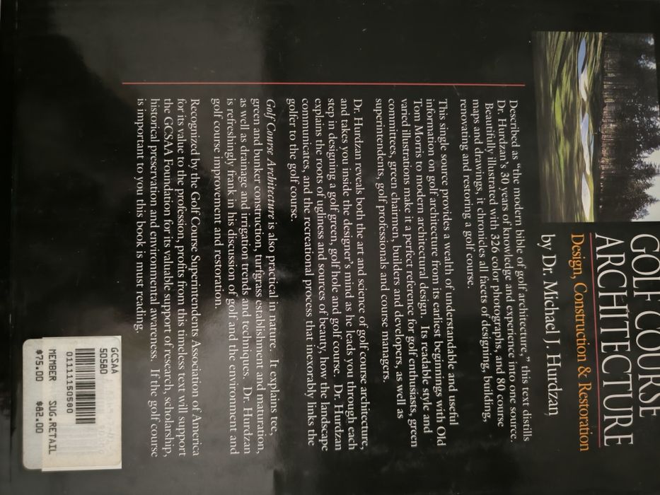 Архитектура на голф игрище: проектиране, изграждане и реставрация